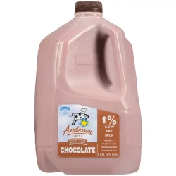 Anderson Dairy Chocolate 1% Low Fat Milk - 128 fl oz