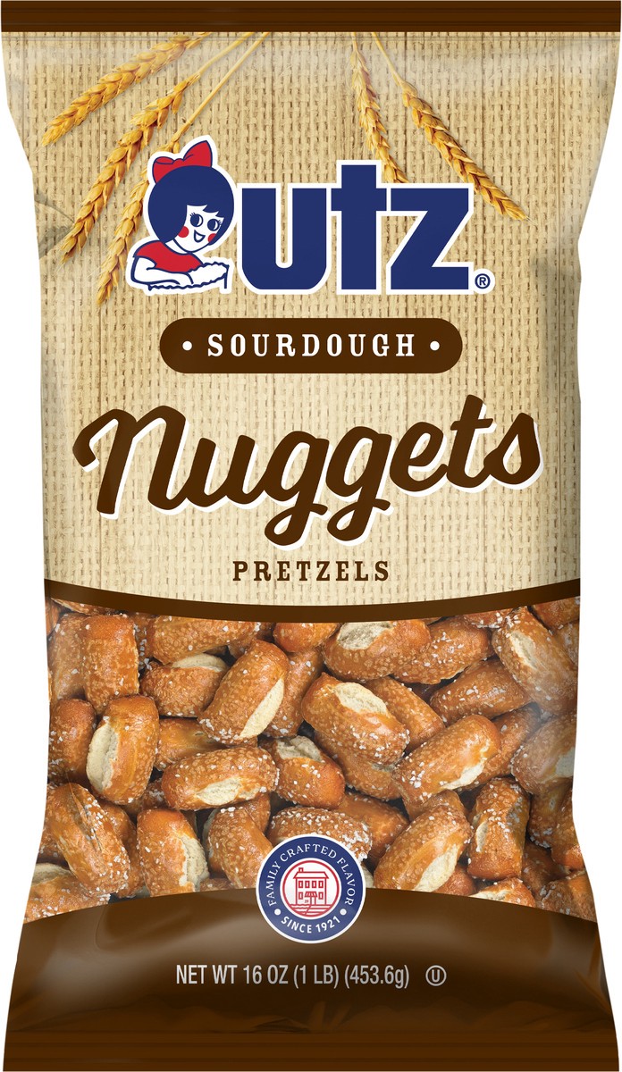 slide 3 of 7, Utz Sourdough Nuggets Pretzels 16 oz, 16 oz