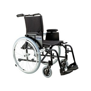 slide 1 of 1, Drive Medical Cougar Ultra Lightweight Rehab Wheelchair, Swing away Footrests, 16'' Seat, 1 ct