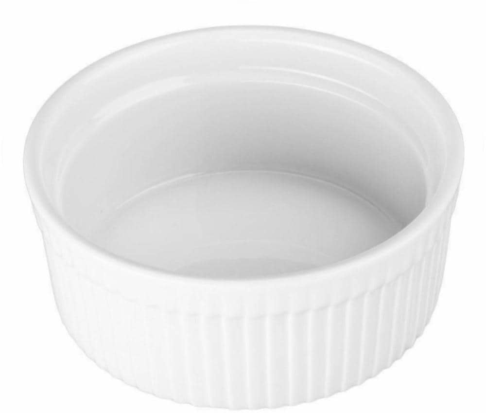 slide 1 of 1, Bia Cordon Bleu 10-Ounce Individual Souffle Dish - White, 4.5 in