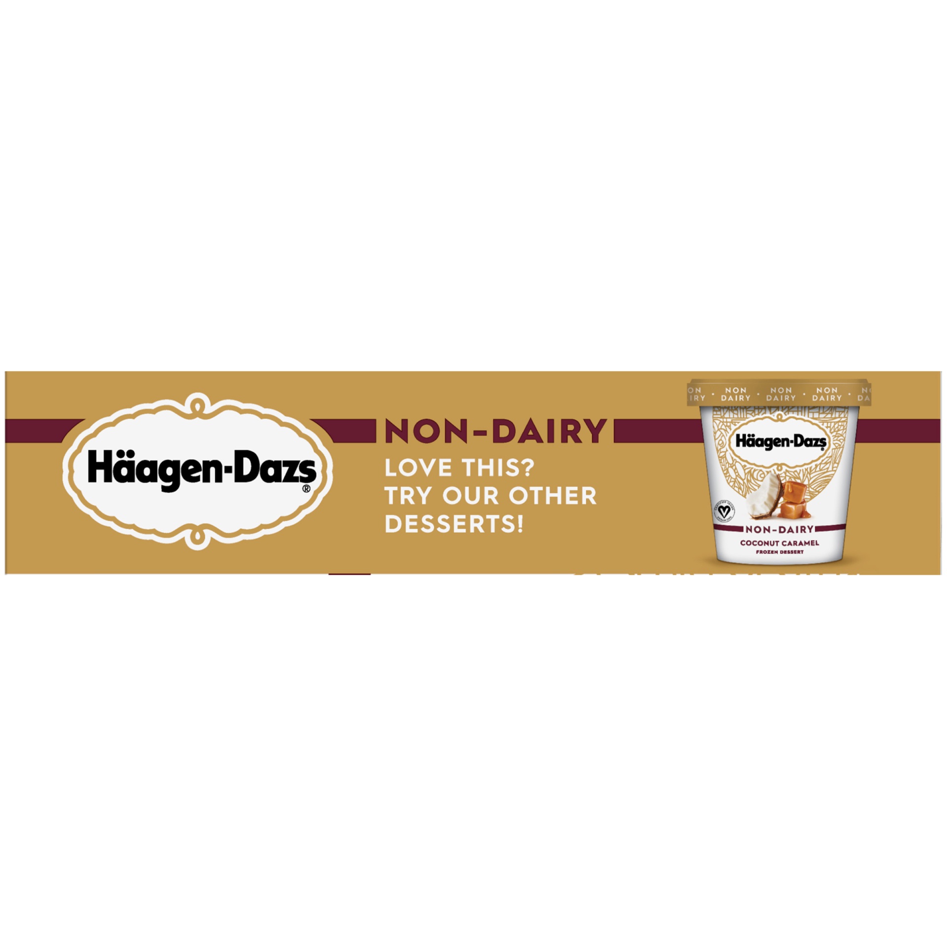slide 3 of 6, Häagen-Dazs Non Dairy Coconut Caramel Dark Chocolate Frozen Dessert Bars, 3 ct