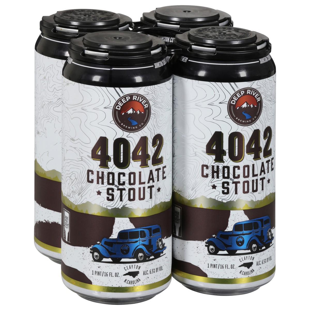 slide 7 of 9, Deep River Chocolate Stout 4042 Beer 4 - 1 pt Cans, 4 ct