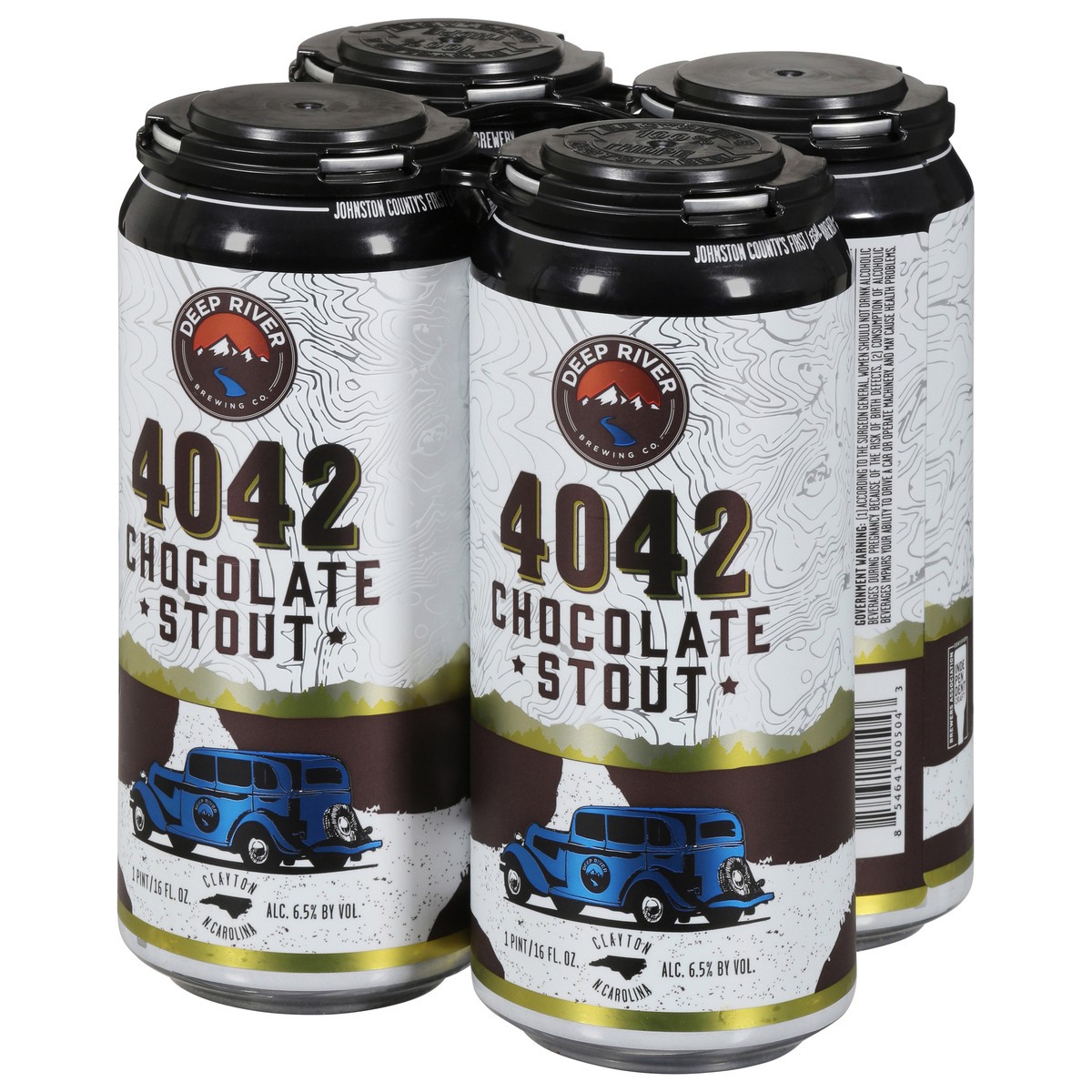 slide 9 of 9, Deep River Chocolate Stout 4042 Beer 4 - 1 pt Cans, 4 ct