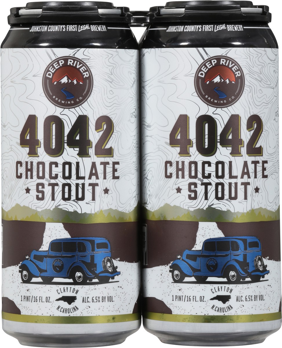 slide 2 of 9, Deep River Chocolate Stout 4042 Beer 4 - 1 pt Cans, 4 ct