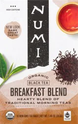 Numi Organic Breakfast Blend Tea - 18 ct