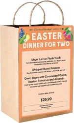 Central Market Meyer Lemon Flank Steak Dinner for Two