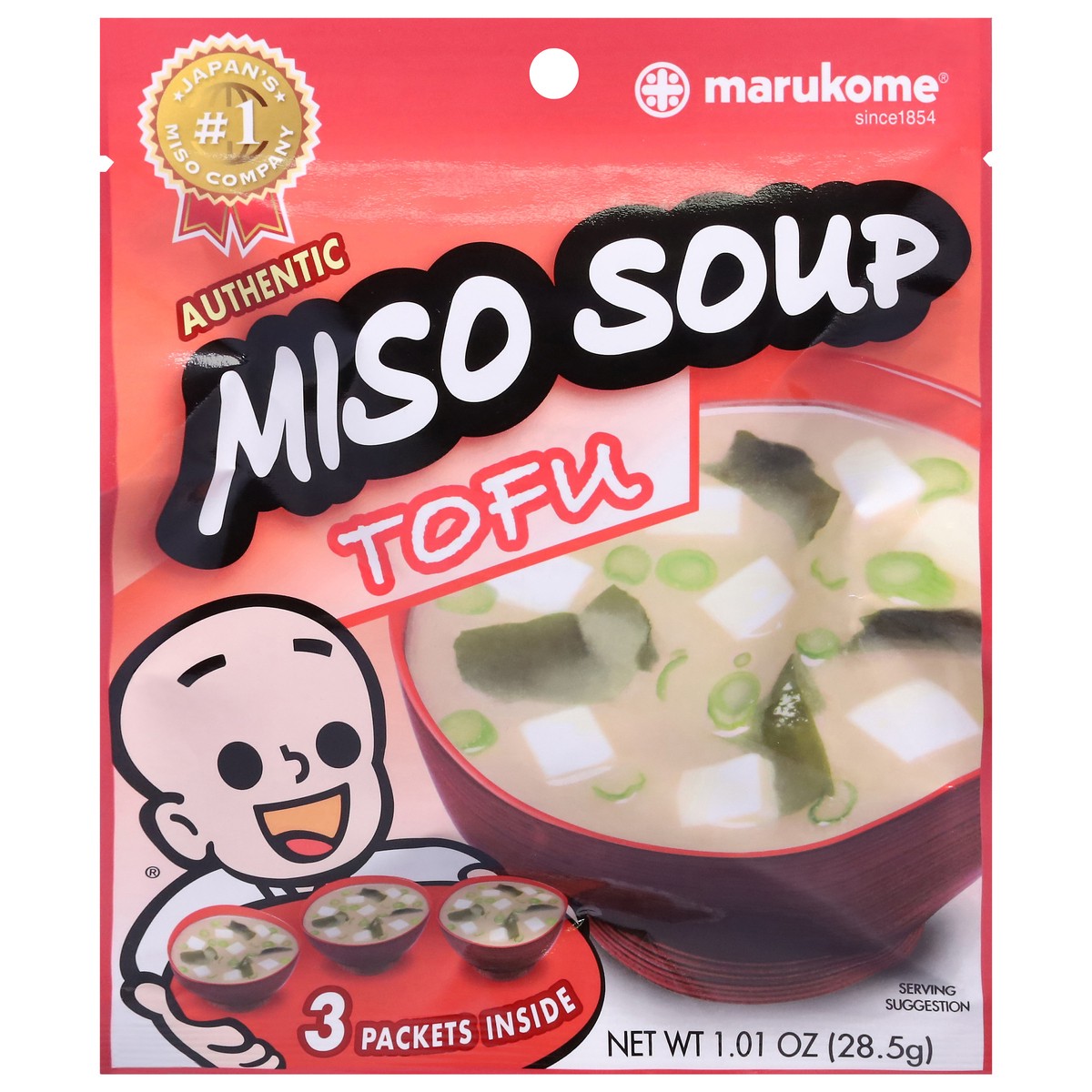 slide 1 of 5, Marukome Tofu Miso Soup 3 ea, 3 oz