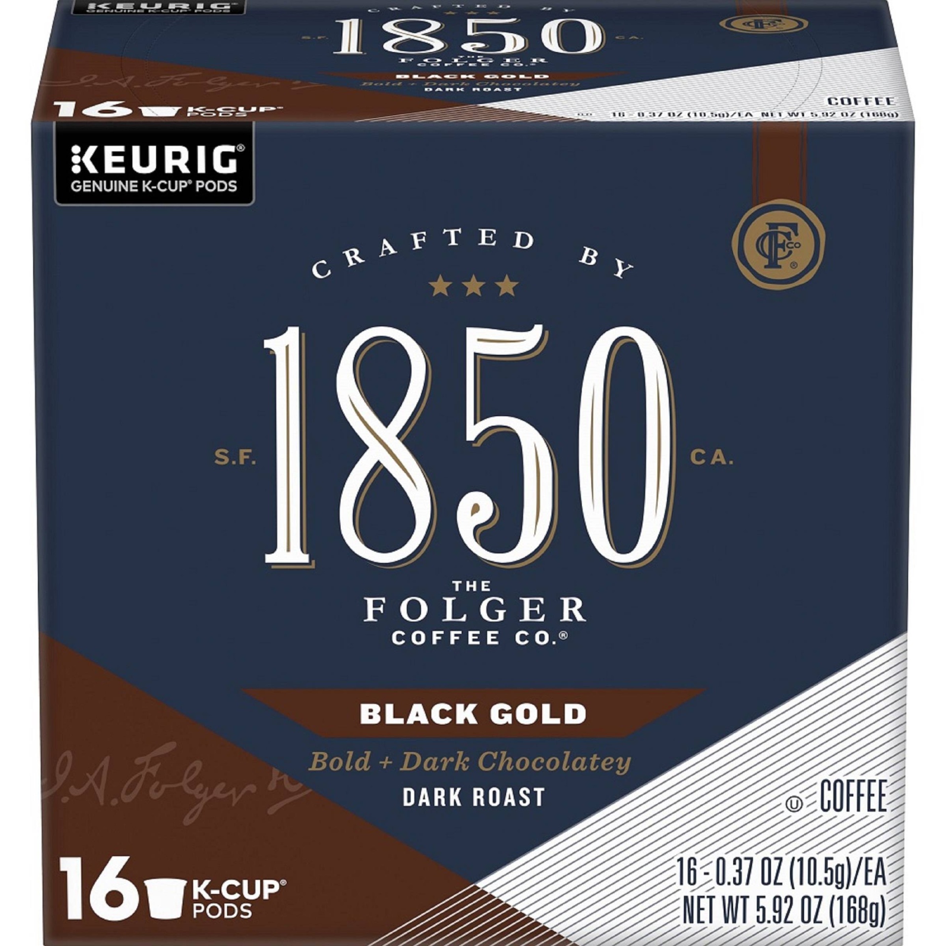 slide 1 of 3, 1850 Black Gold Keurig K-Cups, 16 ct