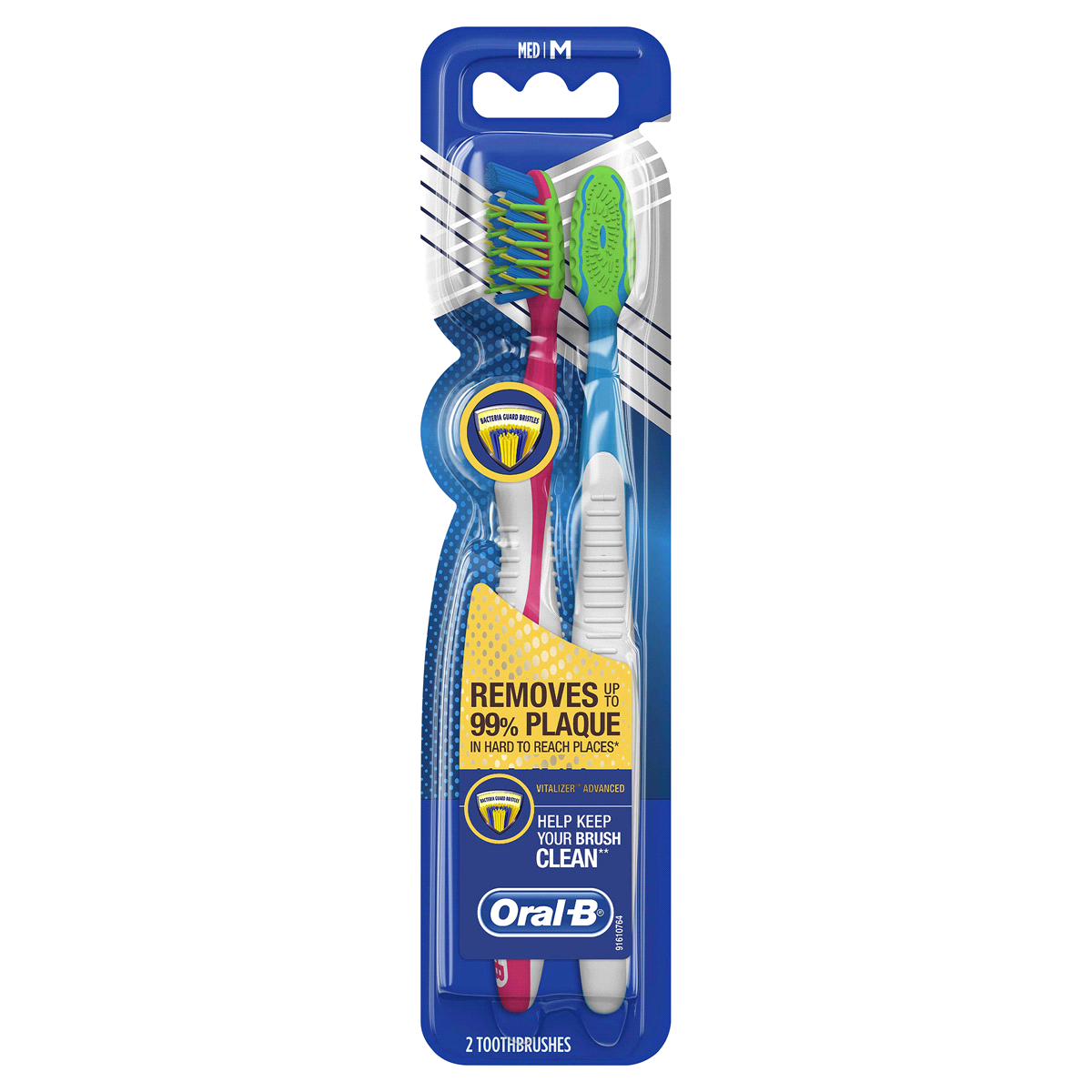 slide 2 of 3, Oral-B Toothbrushes 2 ea, 2 ct