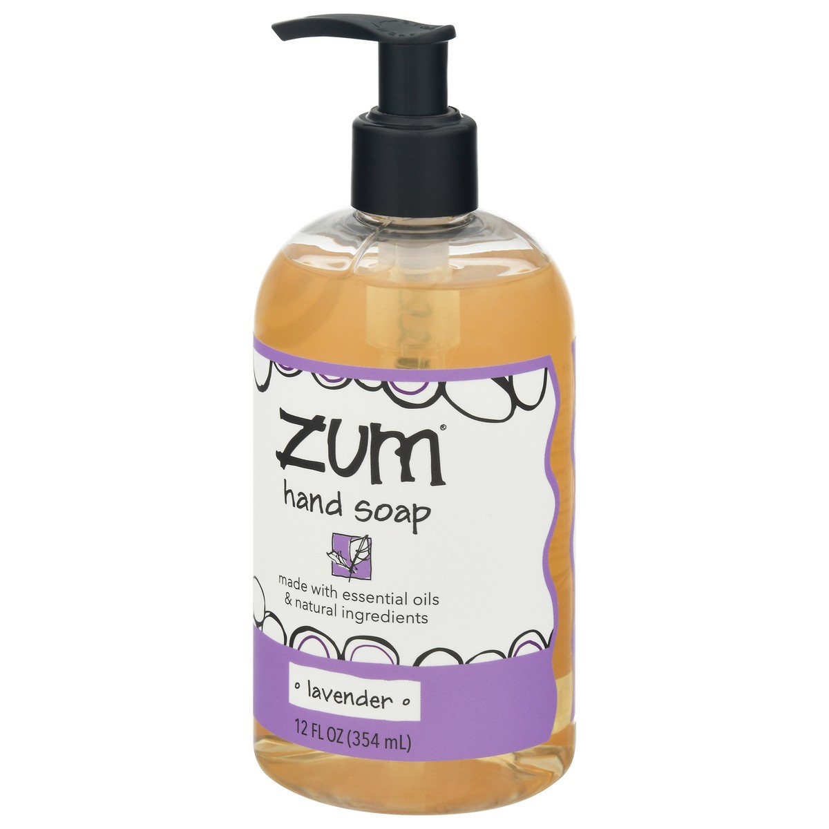 slide 7 of 9, Zum Lavender Hand Soap 12 fl oz, 12 fl oz