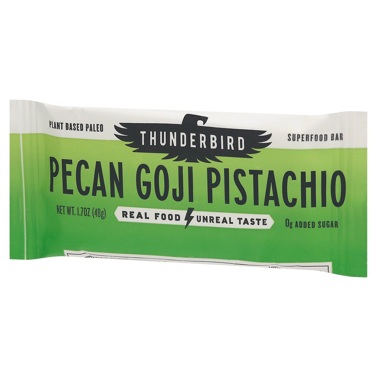 slide 3 of 10, Thunderbird Super Food Bar, Pecan Goji Pistachio, 1.7 oz