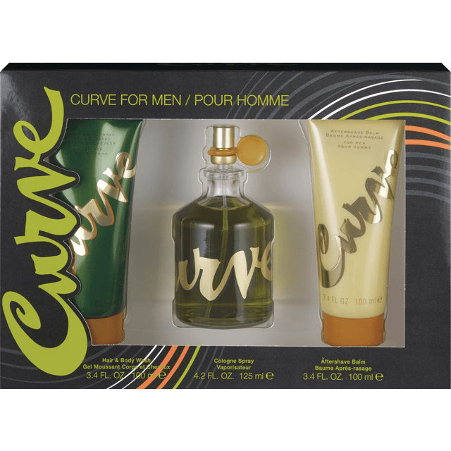 slide 1 of 1, Curve for Men Men's gift set, 3 pcs, 3 ct