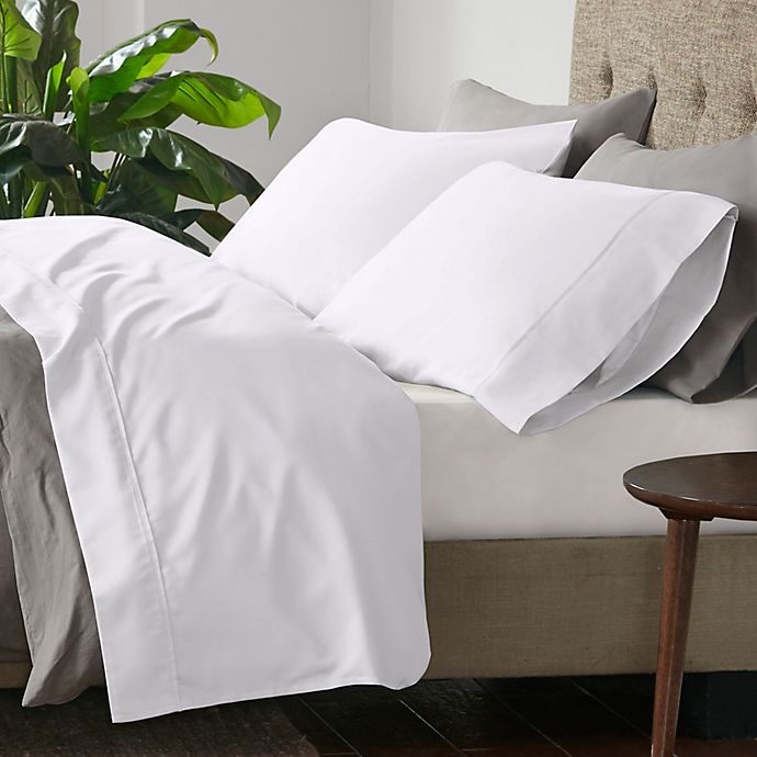 slide 1 of 5, Beautyrest 600-Thread-Count Cooling Cotton Rich Full Sheet Set - White, 1 ct