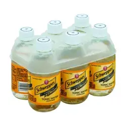 Schweppes Tonic Water, 10 fl oz glass bottles, 6 pack