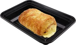 Central Market Smoked Turkey with Sharp White Cheddar Croissant- Warmed