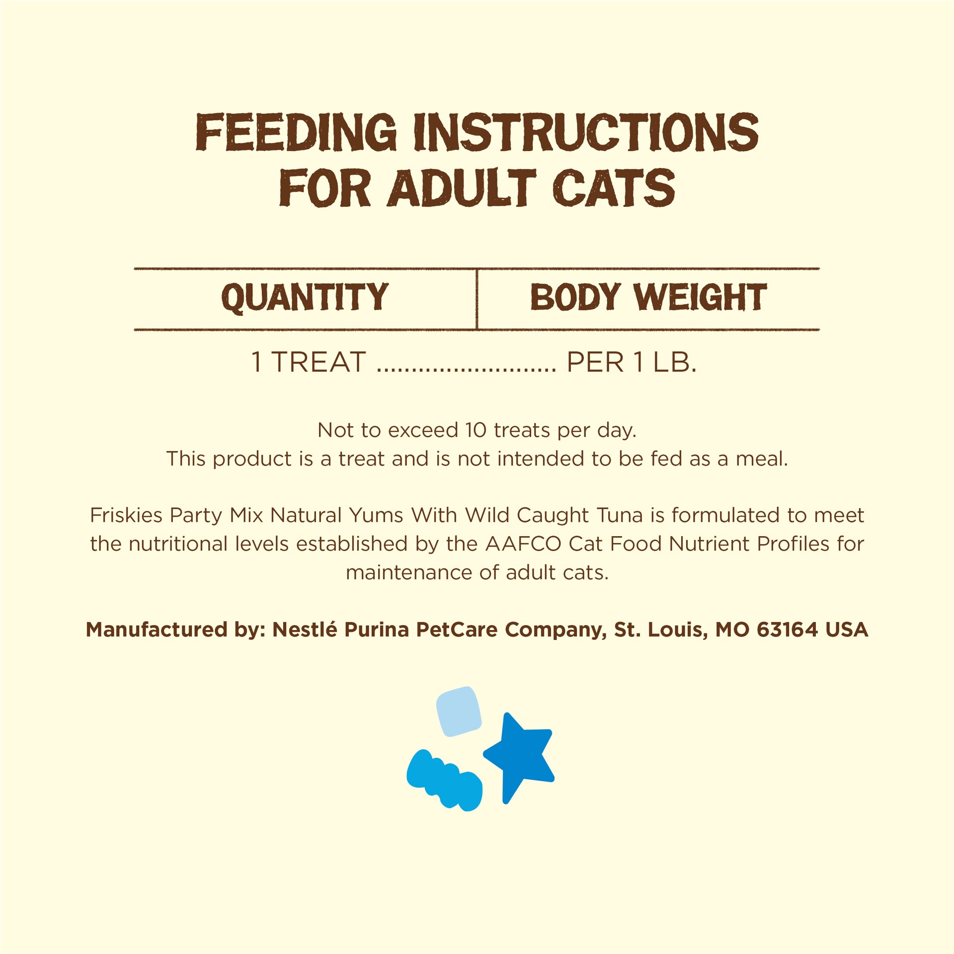 slide 8 of 9, Friskies Purina Friskies Natural Cat Treats, Party Mix Natural Yums With Wild Tuna, 2.1 oz