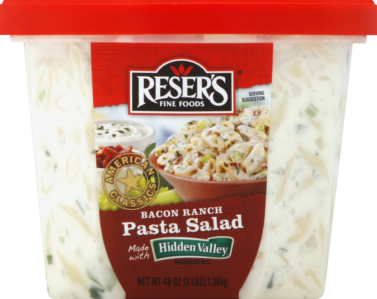 slide 3 of 3, Reser's Bacon Ranch Pasta Salad, 3 lb