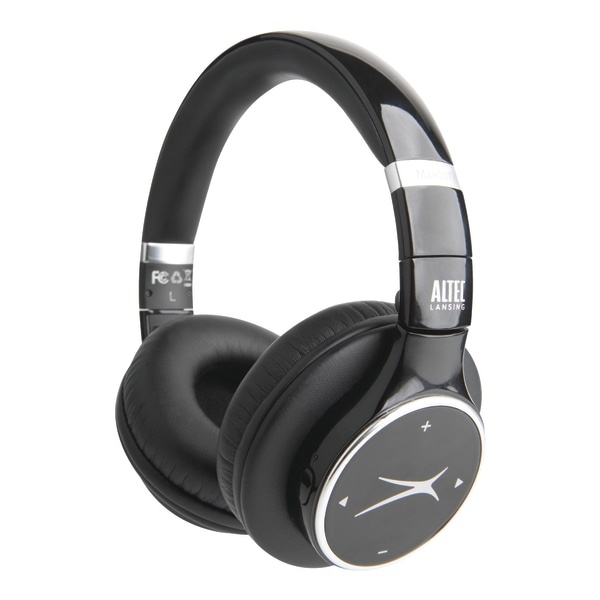 slide 1 of 1, Altec Lansing Mzx-007 Bluetooth Headphones, Black, 1 ct