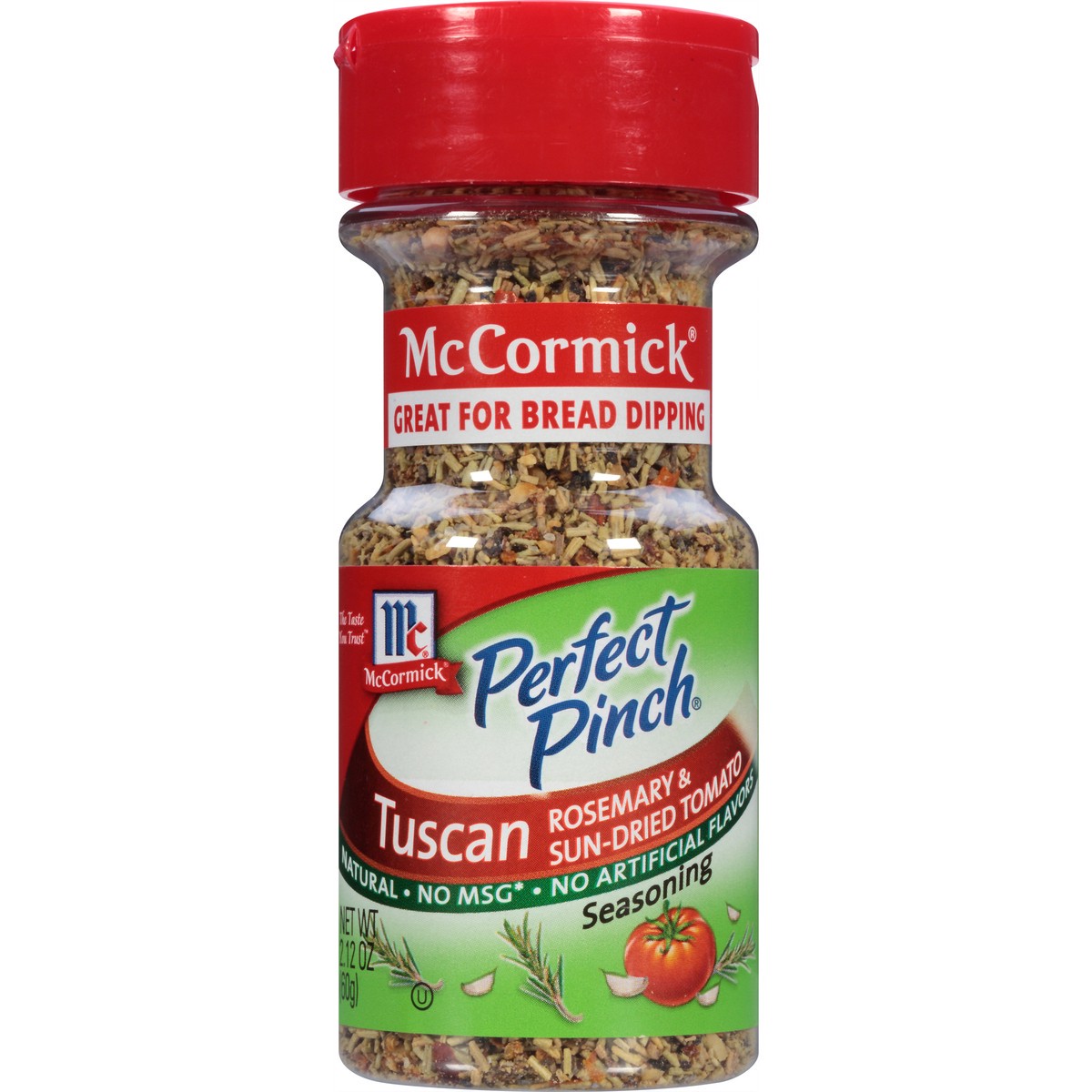 slide 1 of 7, McCormick Perfect Pinch Rosemary & Sun Dried Tomato Tuscan Seasoning, 2.12 oz, 2.12 oz