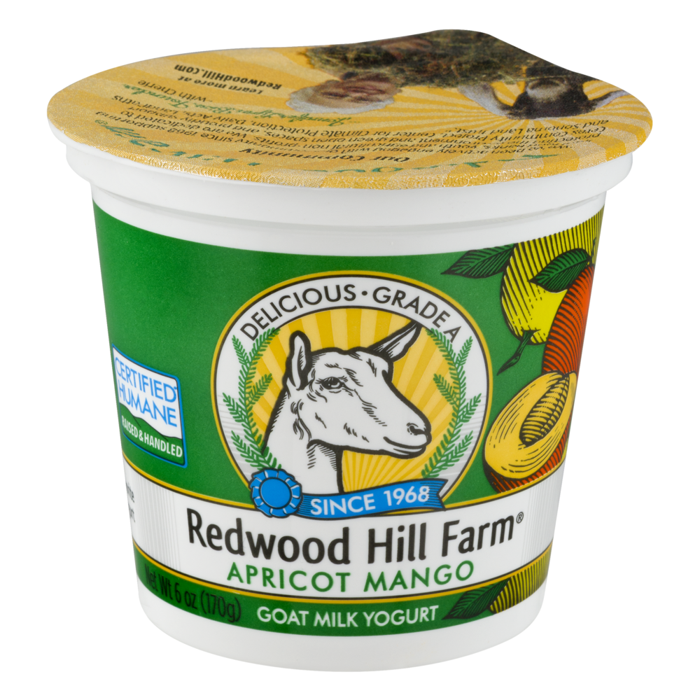 slide 1 of 1, Redwood Hill Farm Goat Milk Yogurt Apricot Mango, 6 oz