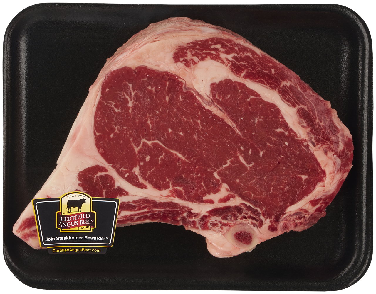 slide 1 of 1, USDA Choice Beef Bone-In Ribeye Steak, Avg. 1 lb, per lb