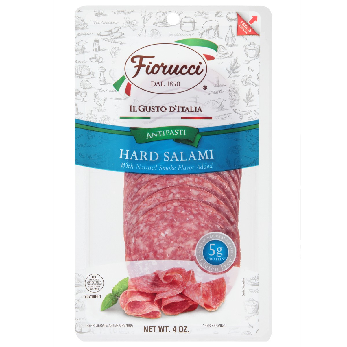 slide 1 of 9, Fiorucci Hard Salami Smoke Flavor, 4 oz