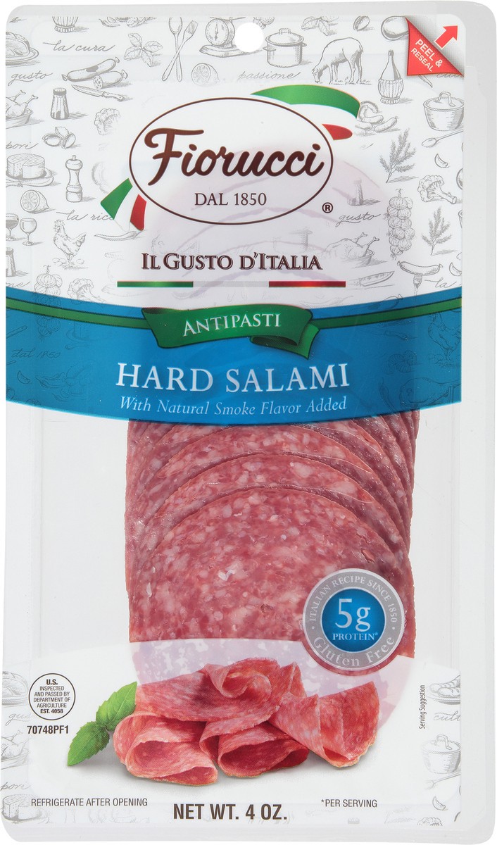 slide 6 of 9, Fiorucci Hard Salami Smoke Flavor, 4 oz