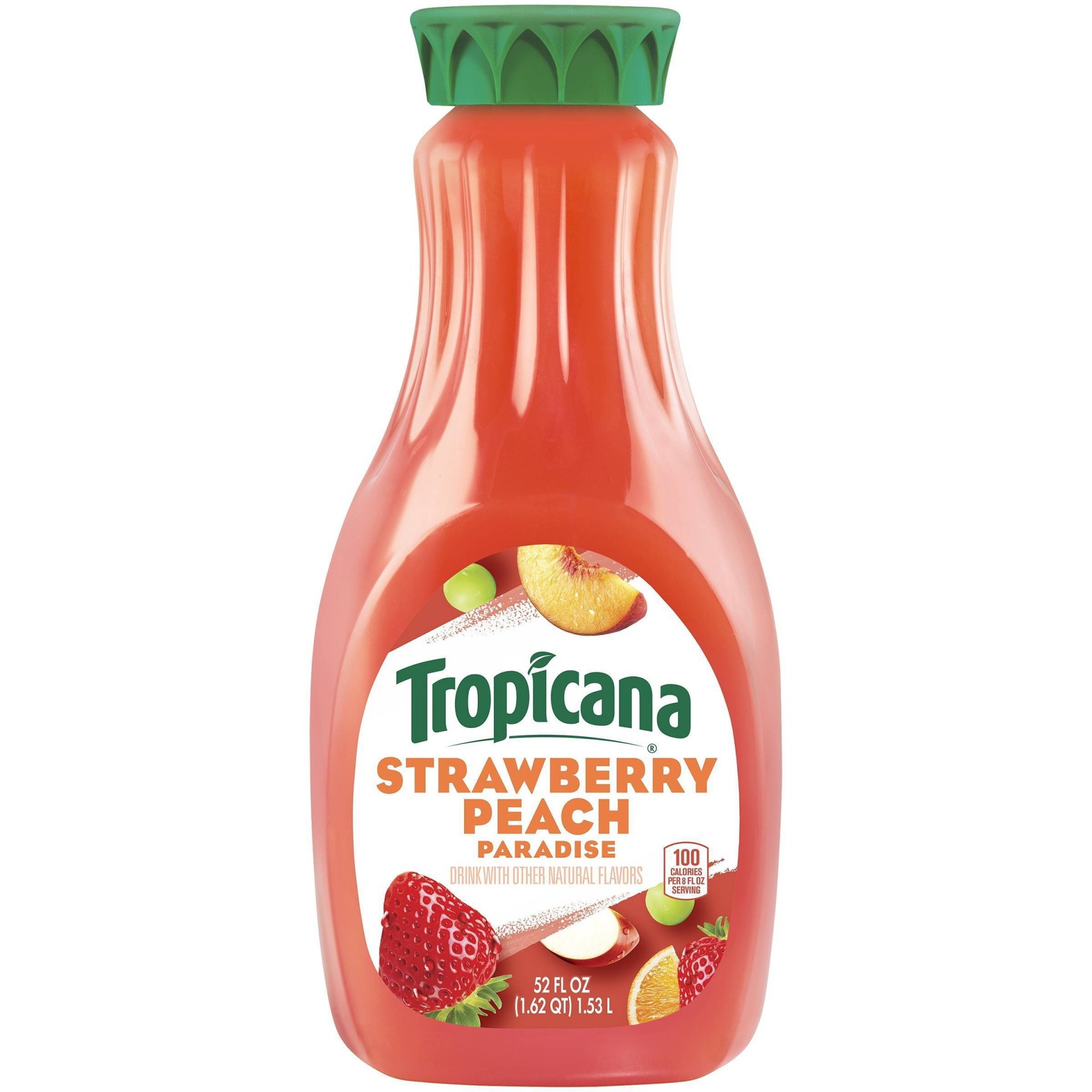 slide 1 of 5, Tropicana Strawberry Peach Drink, 