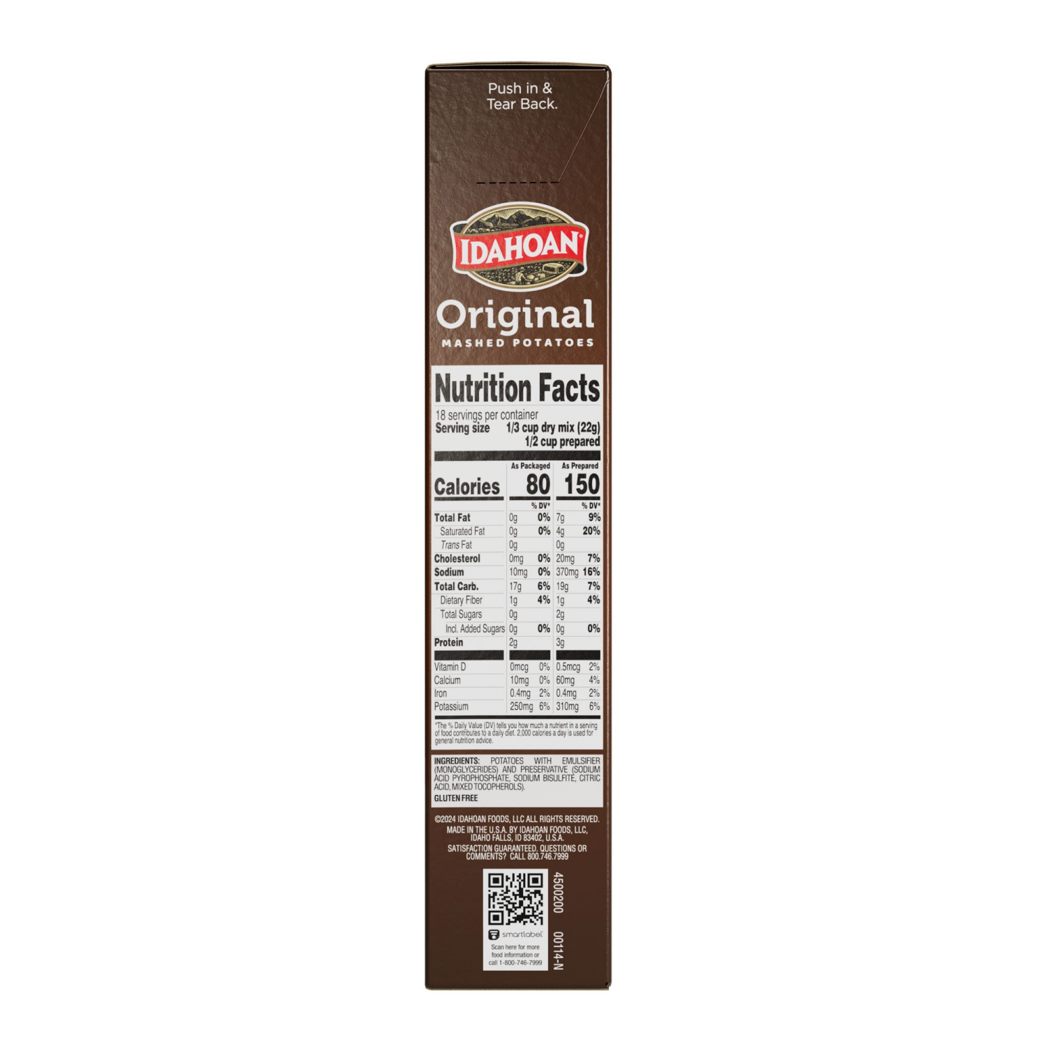 slide 5 of 8, Idahoan Original Mashed Potatoes, 13.75 oz