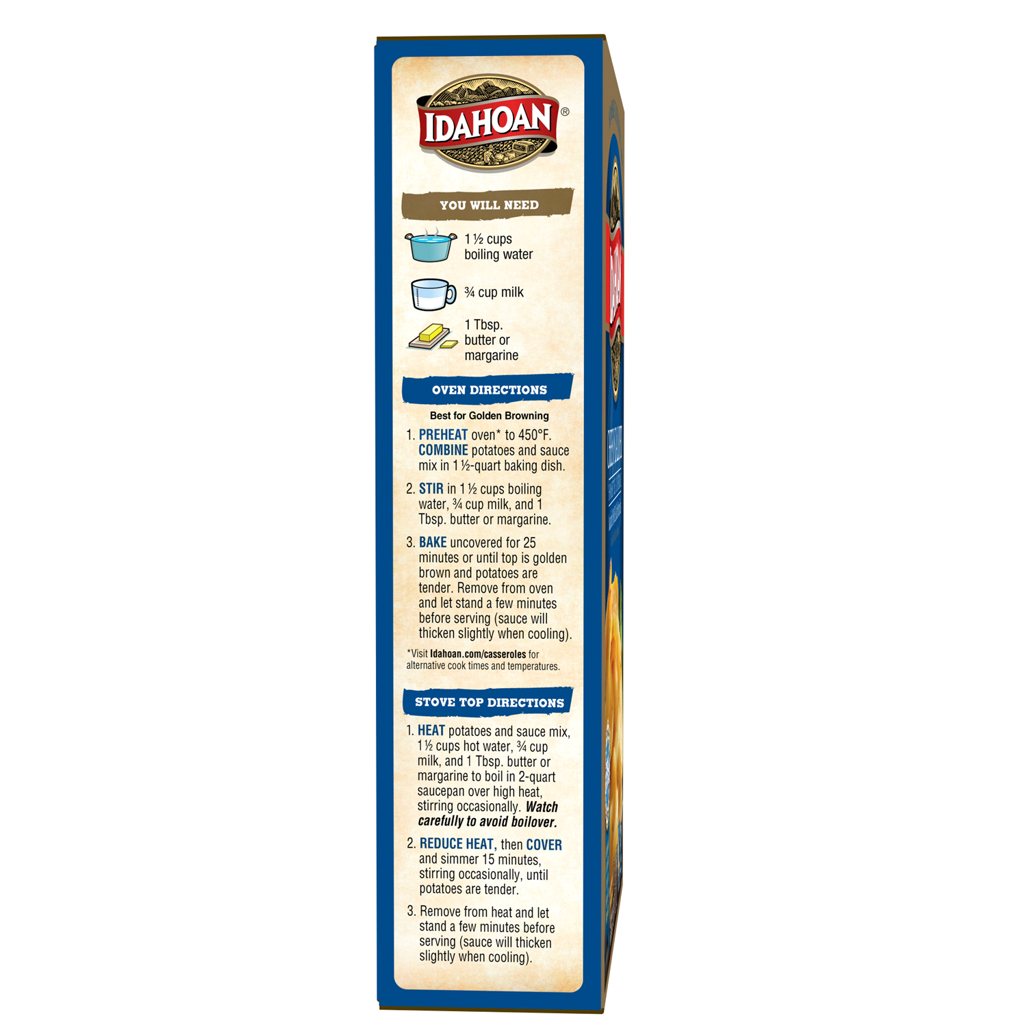 slide 2 of 4, Idahoan Cheesy Scalloped Homestyle Casserole, 4 oz