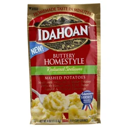 Idahoan Buttery Homestyle Reduced Sodium Mashed Potatoes