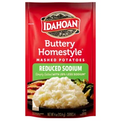 Idahoan Buttery Homestyle Reduced Sodium Mashed Potatoes