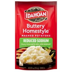 Idahoan Buttery Homestyle Reduced Sodium Mashed Potatoes