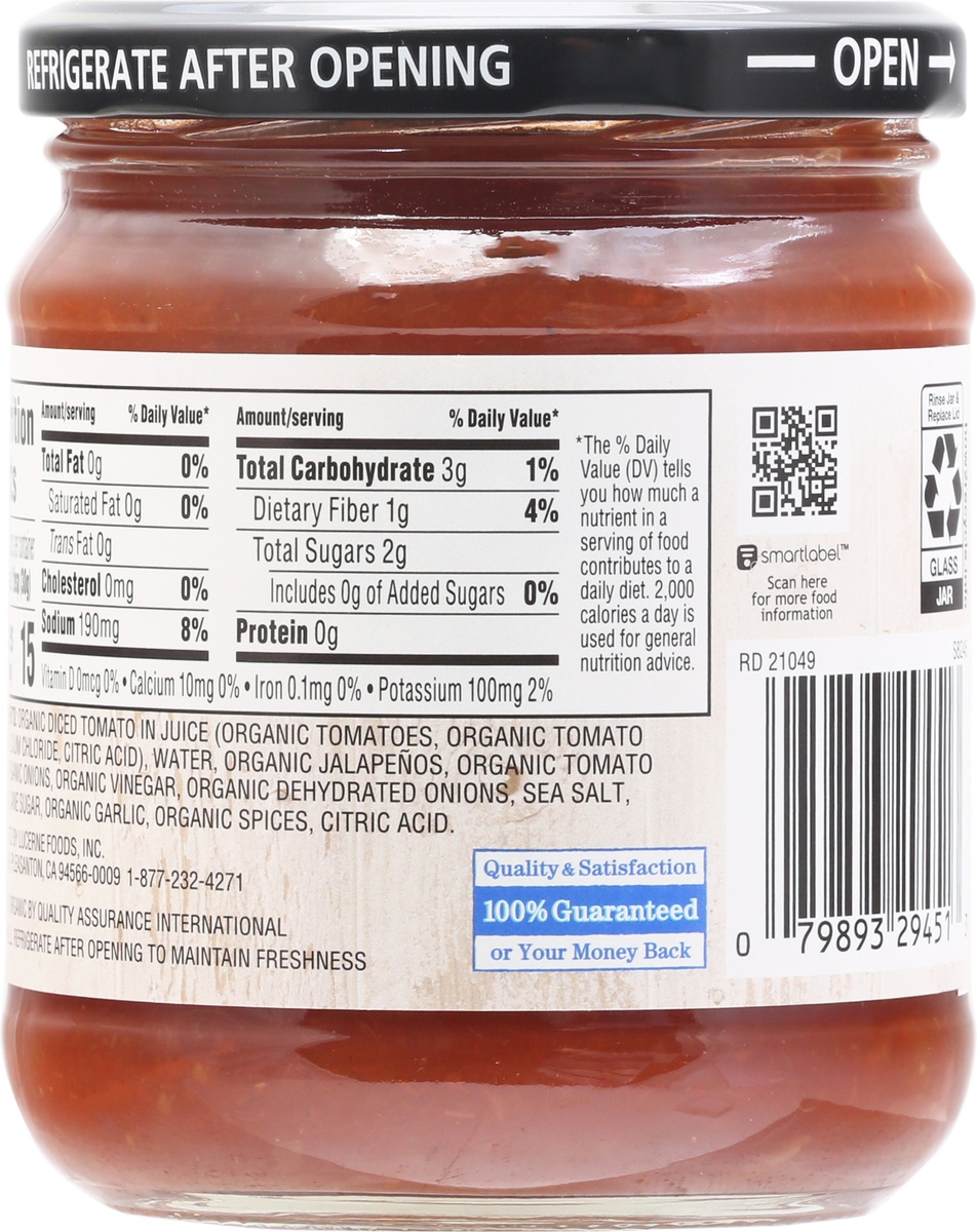 slide 4 of 9, O Organics Organic Medium Chunky Salsa, 