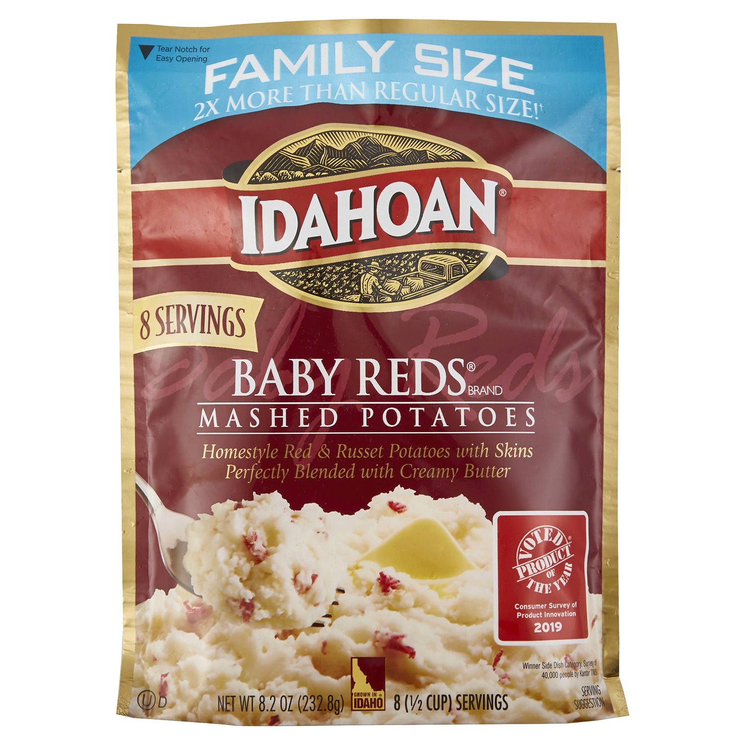slide 1 of 2, Idahoan Mashed Potatoes, 8.2 oz