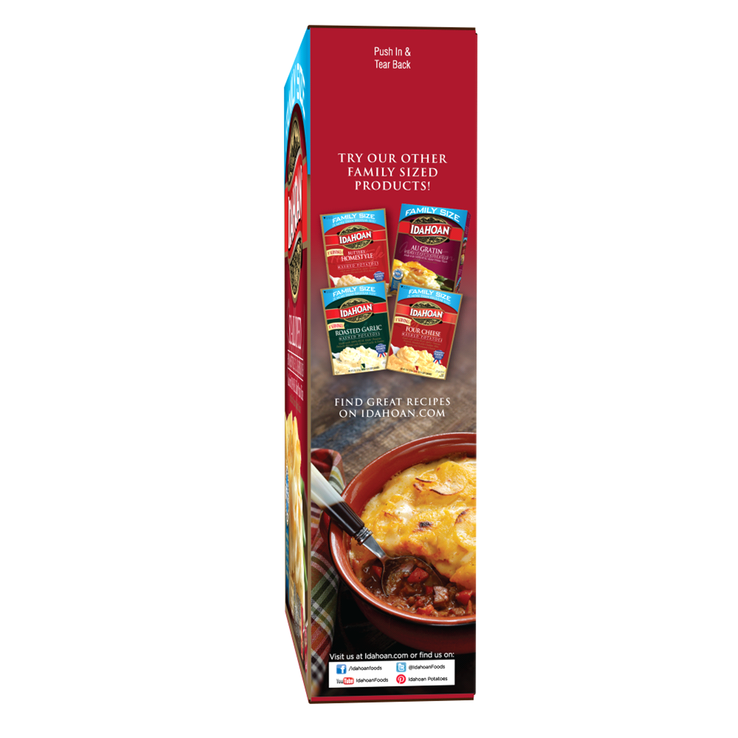 slide 3 of 4, Idahoan Scalloped Homestyle Casserole Family Size, 7.34 oz
