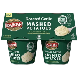 Idahoan Roasted Garlic Mashed Potatoes Cup 4-pack