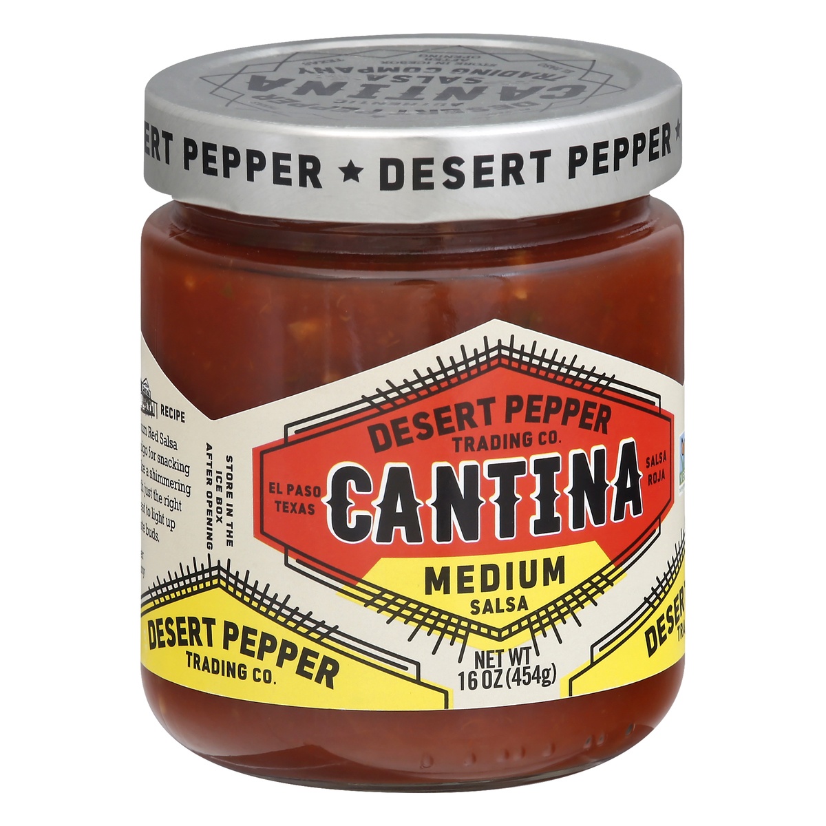 Desert Pepper Trading Cantina Medium Salsa Roja 16 oz Shipt