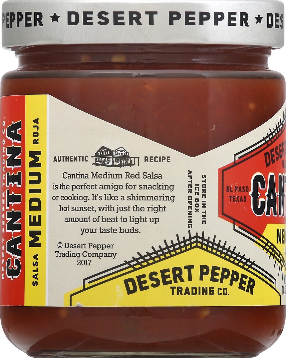 Desert Pepper Trading Cantina Medium Salsa Roja 16 oz Shipt