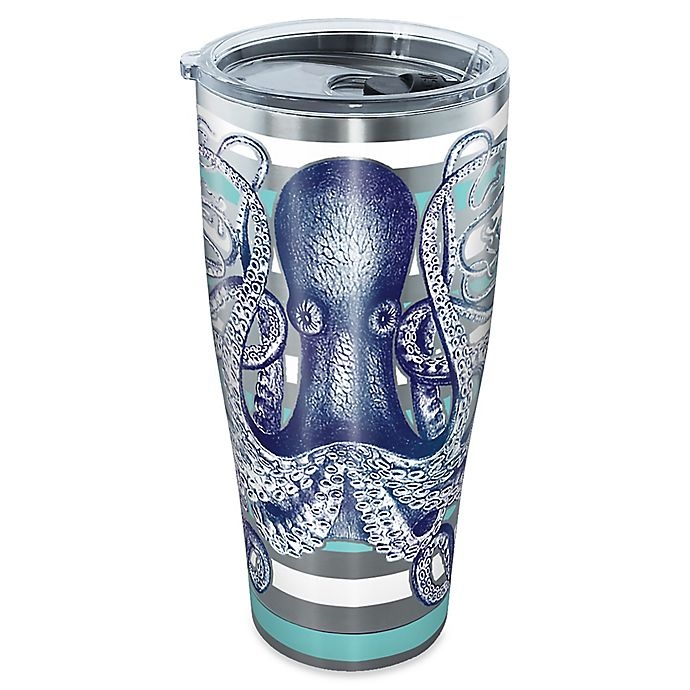 slide 1 of 1, Tervis Octopus Stainless Steel Tumbler with Lid, 30 oz