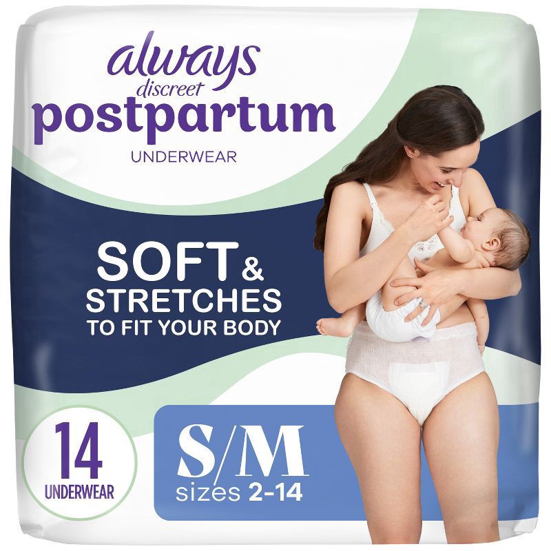 slide 1 of 11, Always Discreet Incontinence Underwear - Maximum - S/M - 14ct, 14 ct