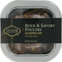 slide 1 of 1, Private Selection Bold & Savory Poultry Seasoning Rub, 4 oz
