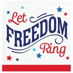 Party Creations Patriotic Beverage Napkins, 2 pk / 16 ct