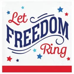 Party Creations Patriotic Beverage Napkins, 2 pk / 16 ct