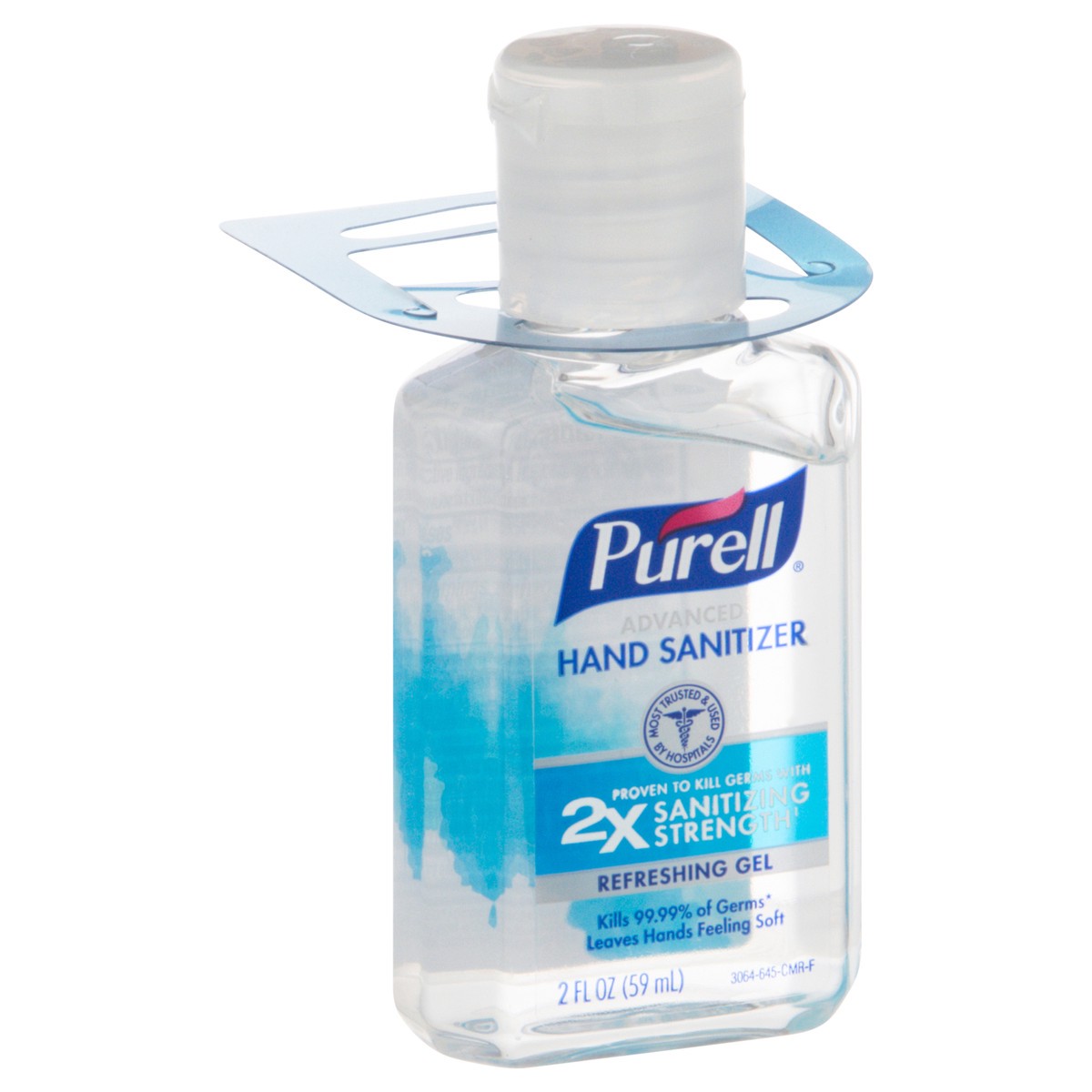 slide 11 of 13, PURELL Advanced Hand Sanitizer Gel, 2 fl oz Portable Flip Cap Bottle, 2 fl oz
