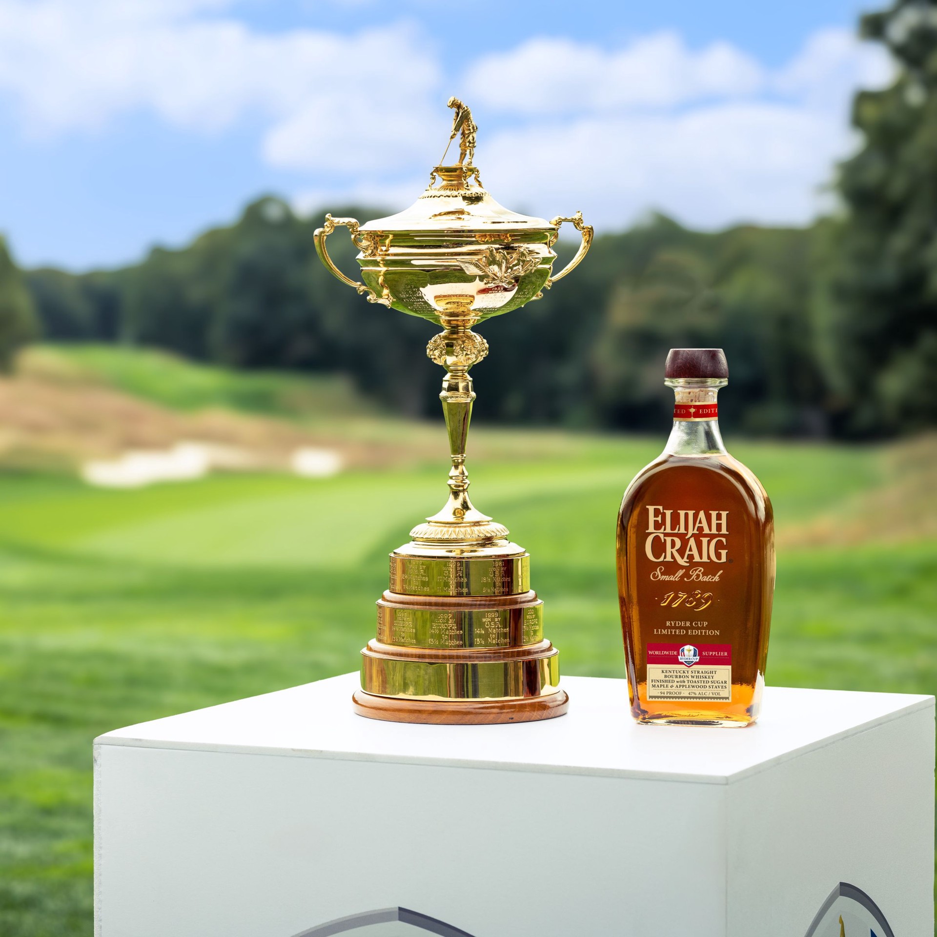 slide 3 of 3, Elijah Craig Small Batch Ryder Cup Edition, 750 ml