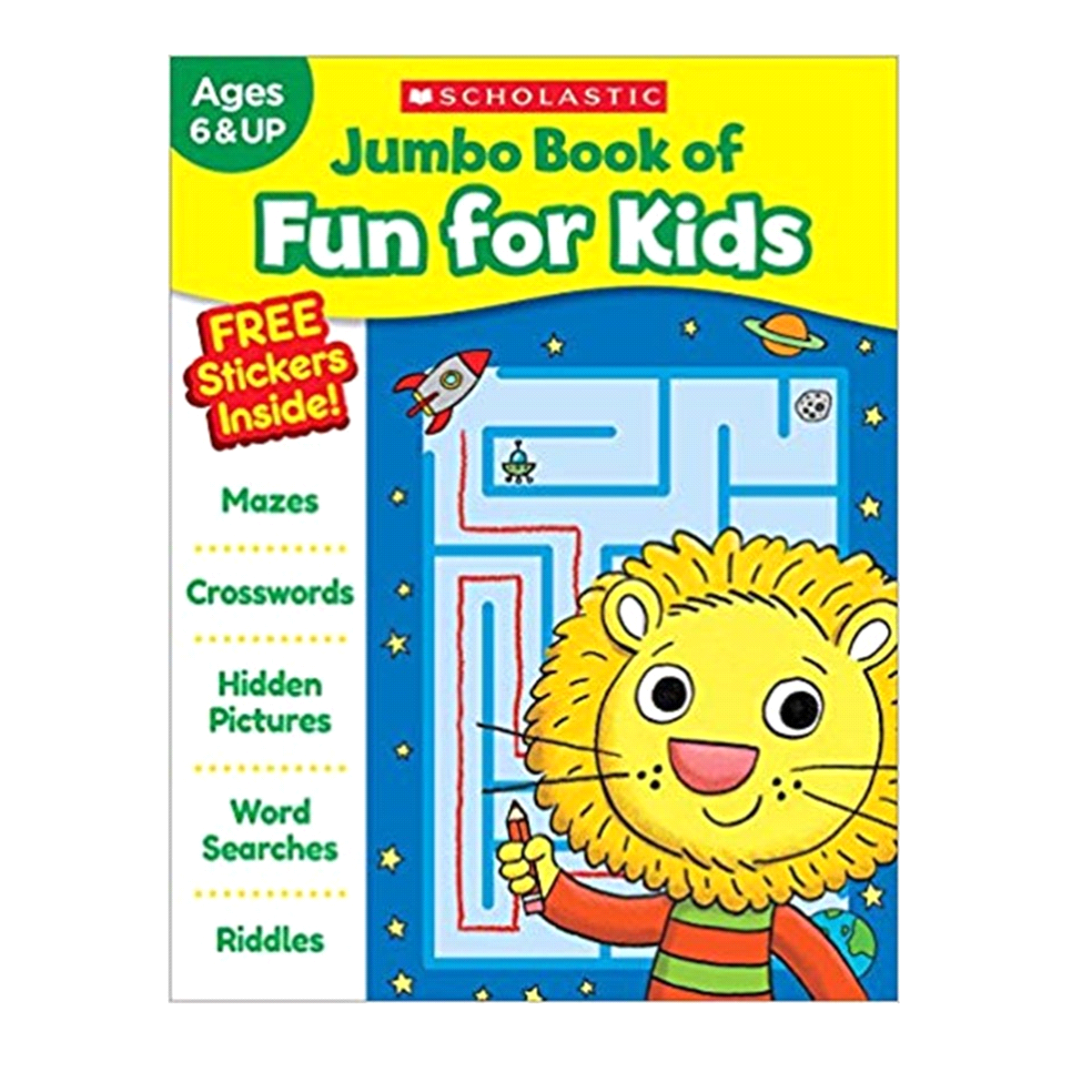 slide 1 of 1, Jumbo Book of Fun for Kids Workbook By Scholastic, 1 ct