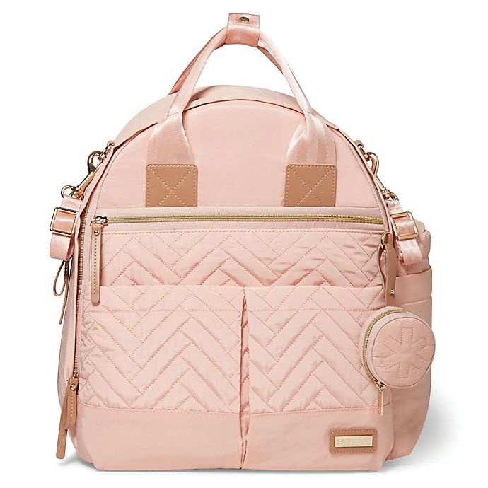 slide 1 of 7, Skip Hop SKIP*HOP Suite Diaper Backpack Set - Blush, 6 ct