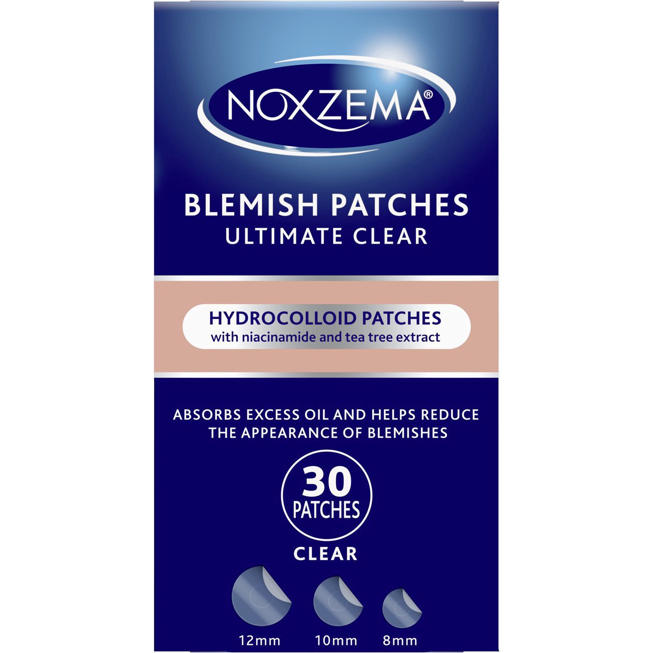 slide 1 of 1, Noxzema Blemish Patches, 30 Patches, 30 ct