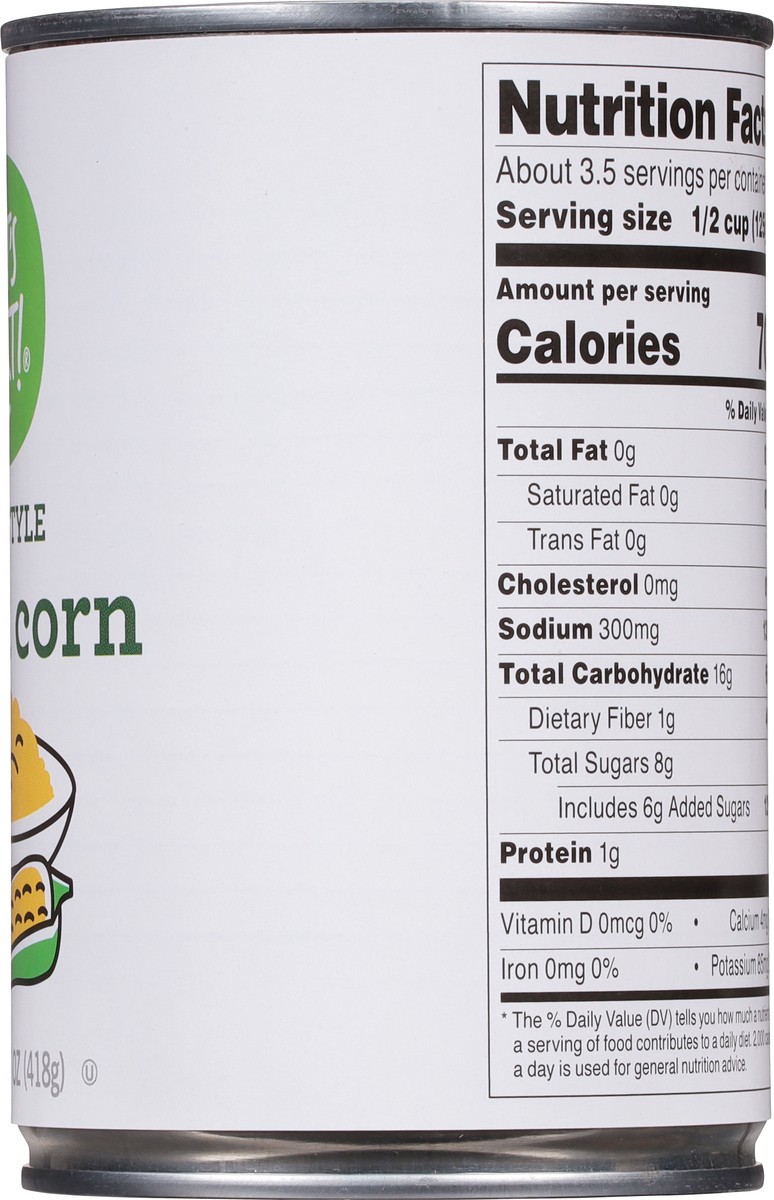 slide 8 of 9, That's Smart! Cream Style Golden Corn 14.75 oz, 14.75 oz